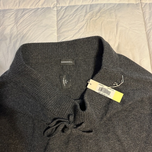 Summersalt The Coziest Cashmere Blend Lounge Set M Hoodie L Joggers Charcoal - Picture 8 of 8
